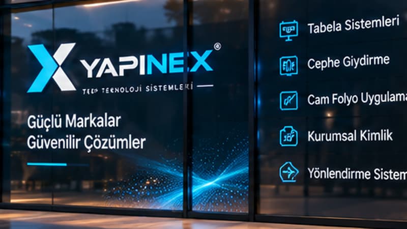 Cephe Reklam & Kurumsal Kimlik Uygulamaları üretim ve montaj detayları