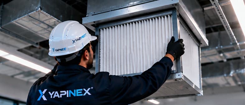 HEPA filtre ve yuva düzeni