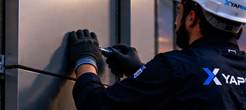 Kompozit panel ve bitiş detayları