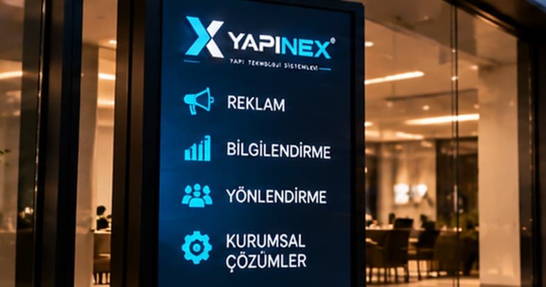 LED Ekran & Dijital Pano Sistemleri uygulama görünümü