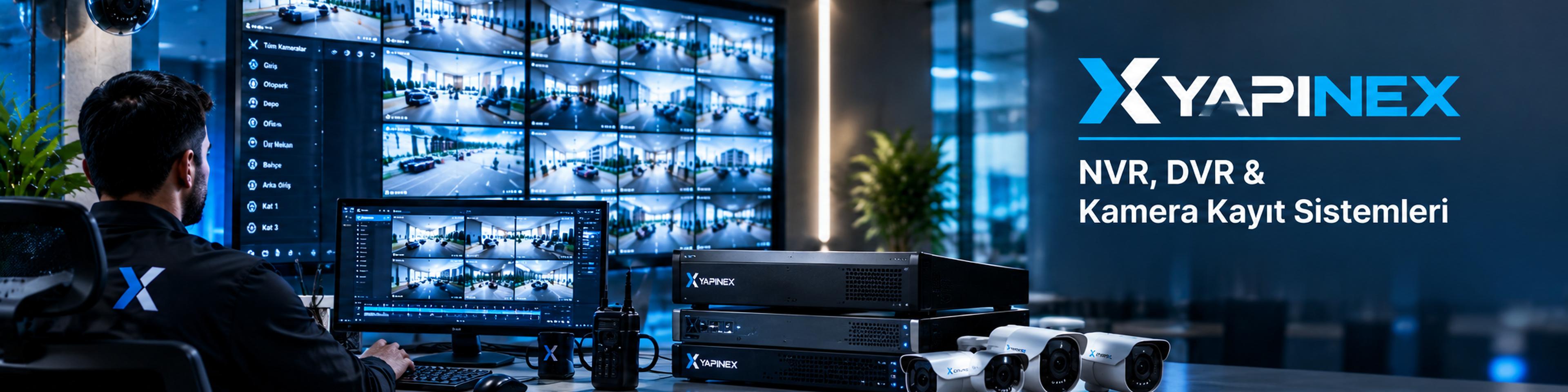NVR, DVR & Kamera Kayıt Sistemleri ve YAPINEX marka alanı