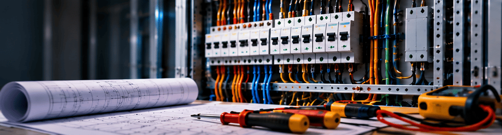 Elektrik tesisatının dağıtım panosu