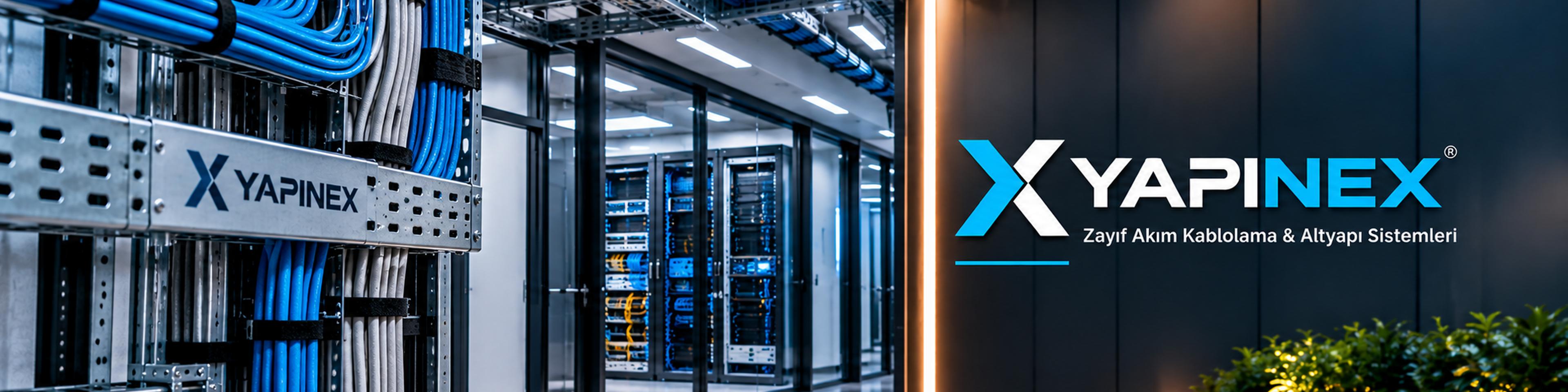 Kablo taşıma yolları, düzenli ağ kabloları ve YAPINEX kablolama altyapısı marka alanı
